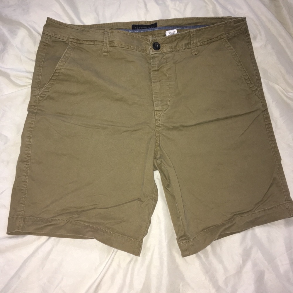 Khaki Aeropostale Chino Shorts